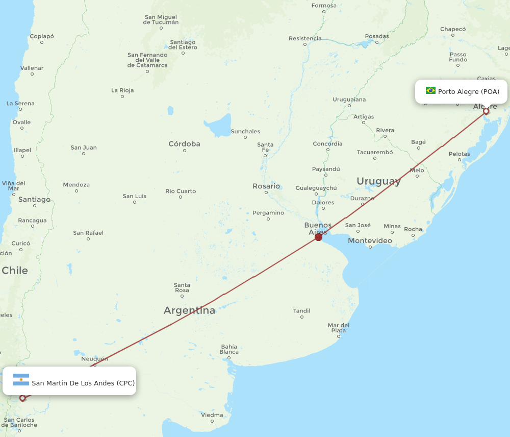 CPC-POA flight routes