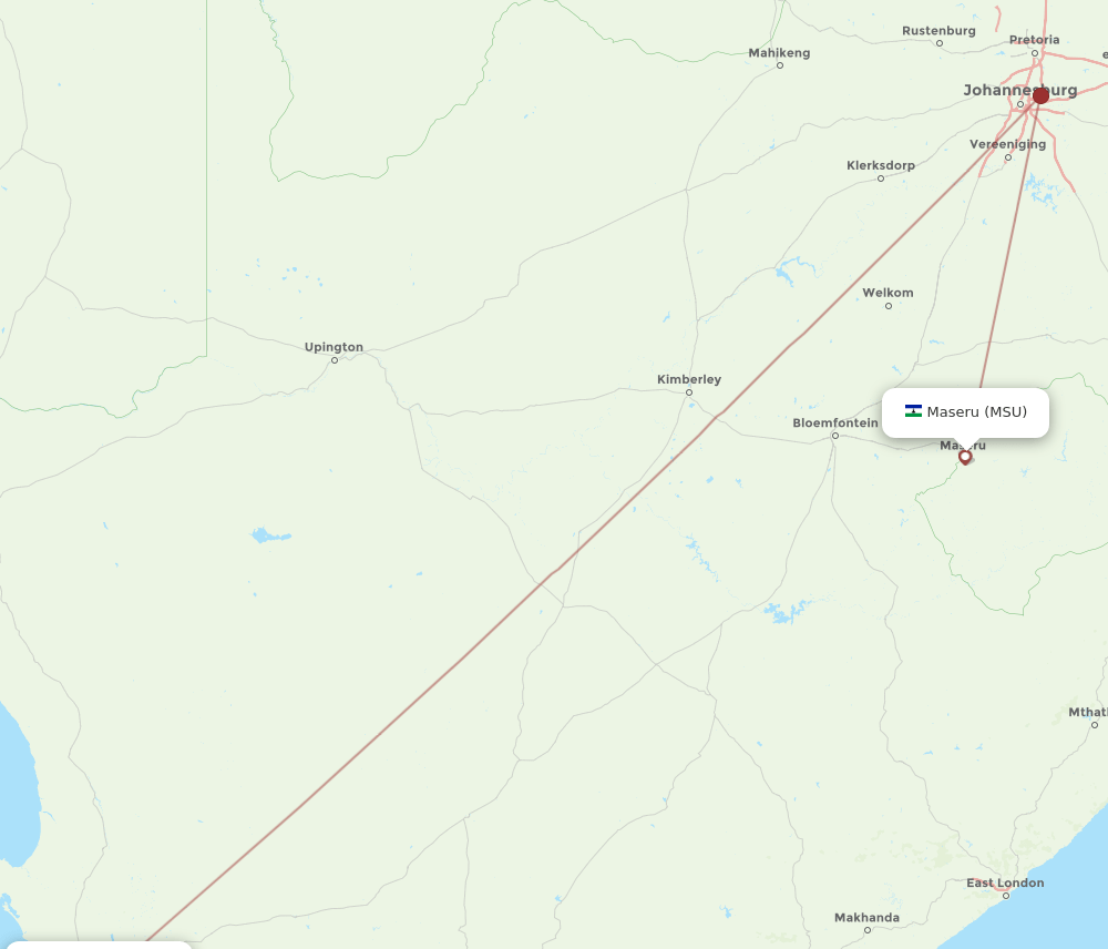 CPT-MSU flight routes