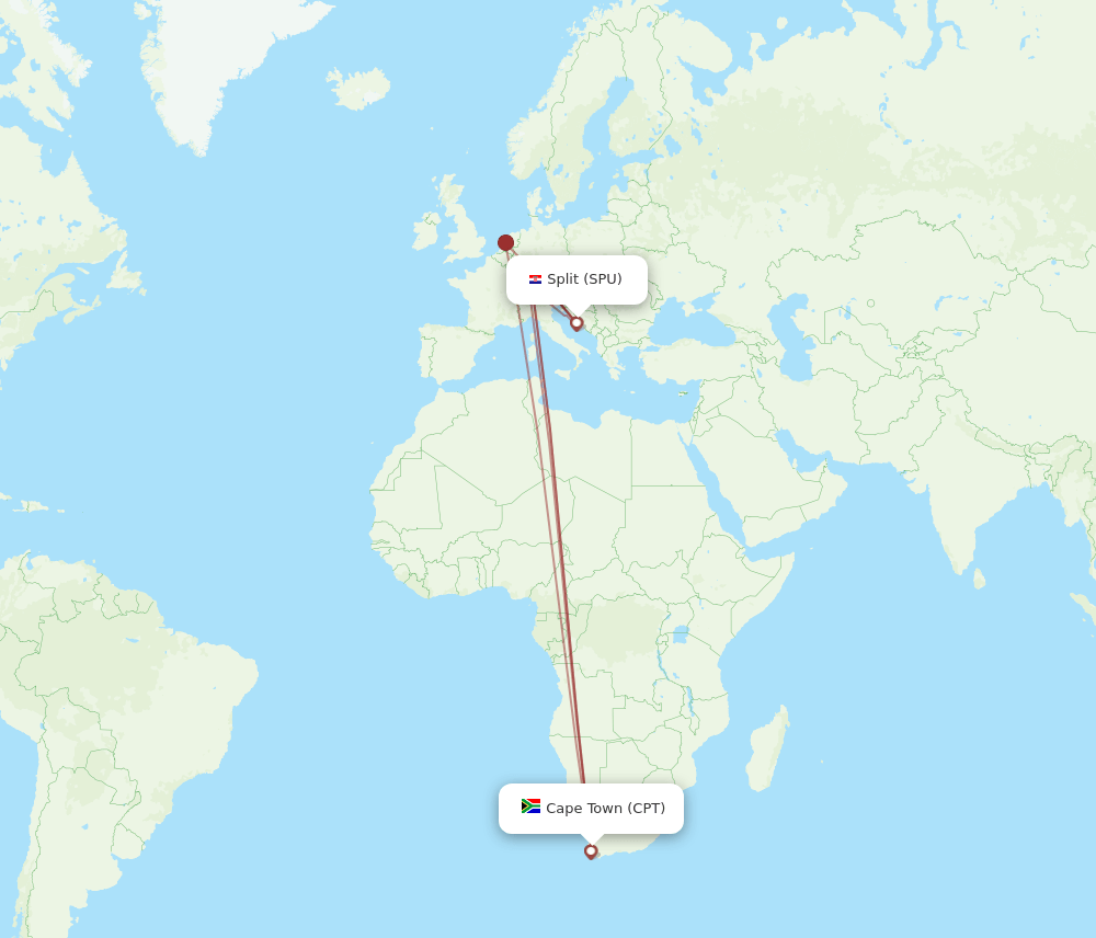 CPT-SPU flight routes