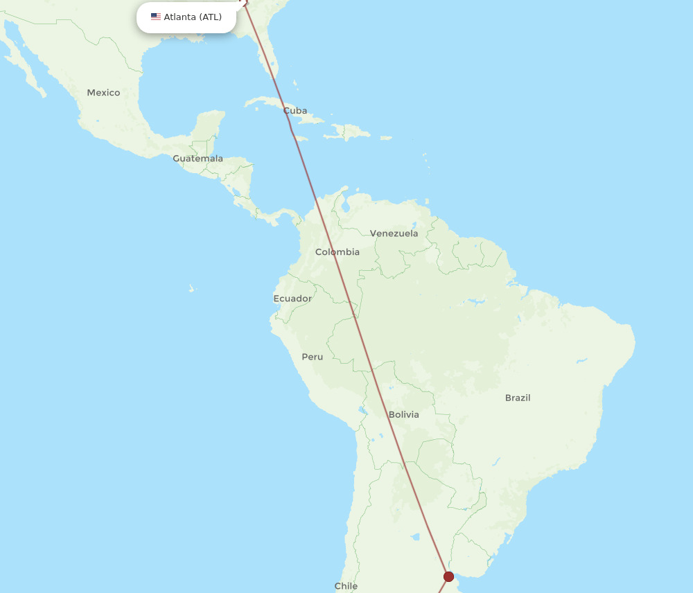 CRD-ATL flight routes