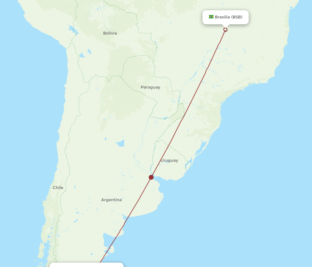 CRD-BSB flight routes