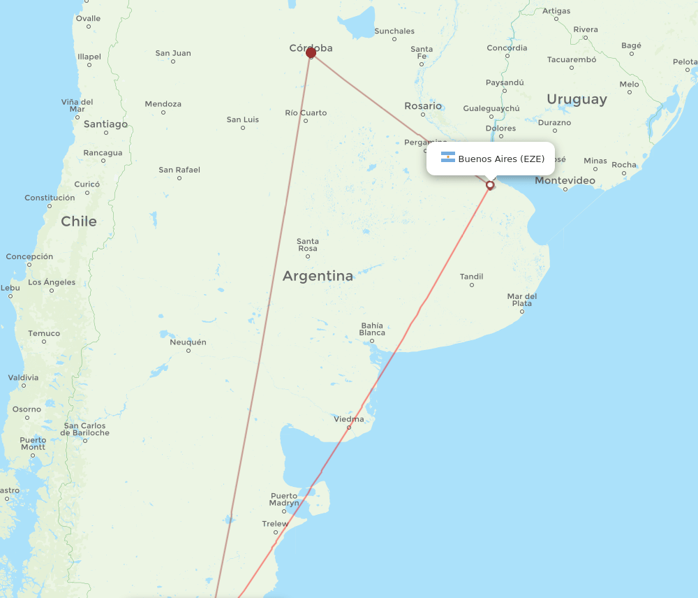 CRD-EZE flight routes