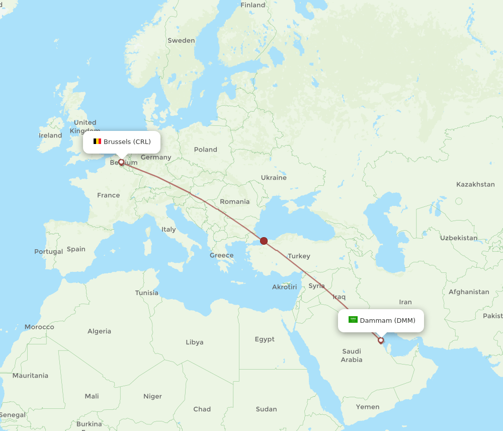 CRL-DMM flight routes