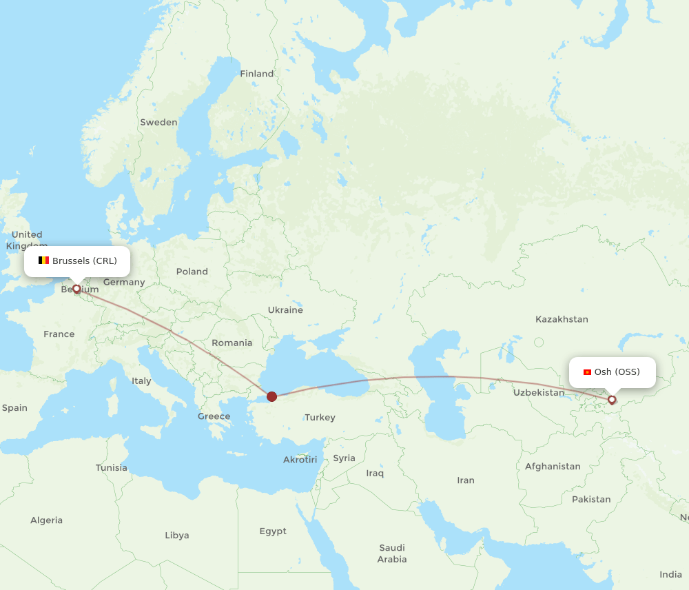 CRL-OSS flight routes