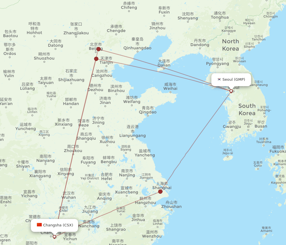 CSX-GMP flight routes