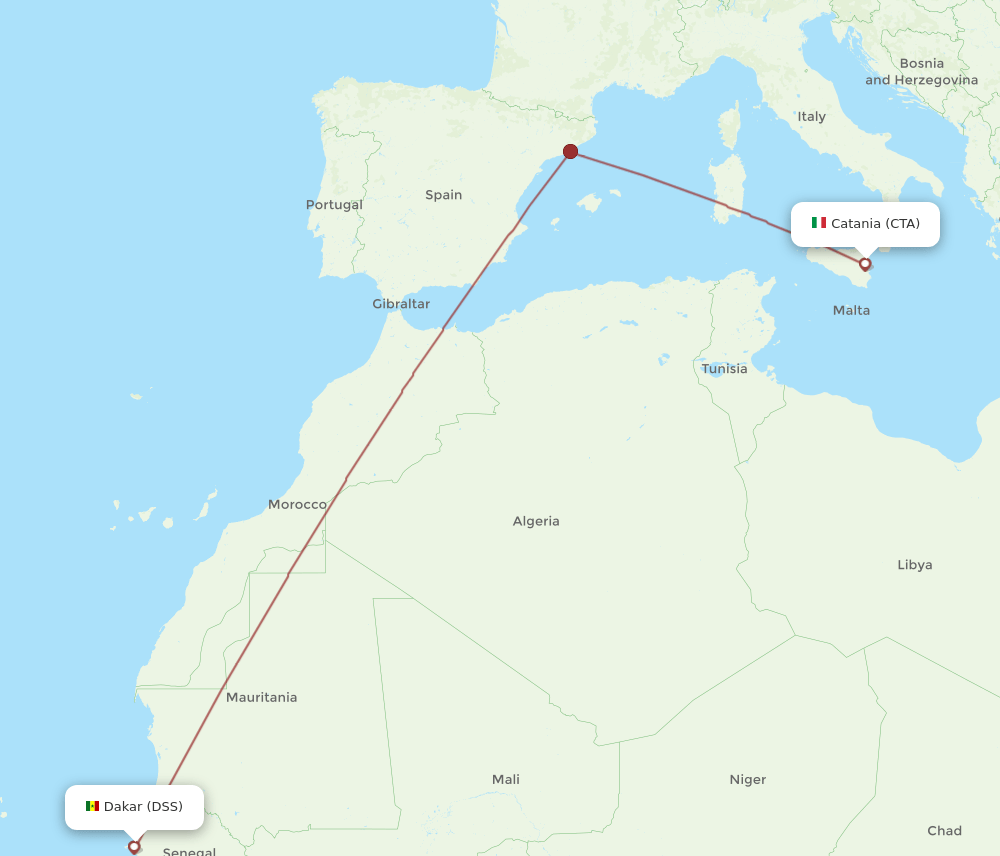 CTA-DSS flight routes