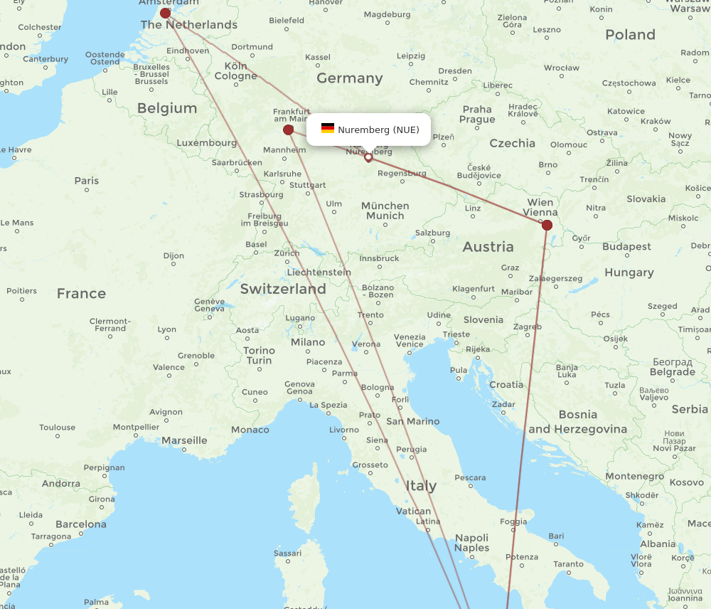 CTA-NUE flight routes