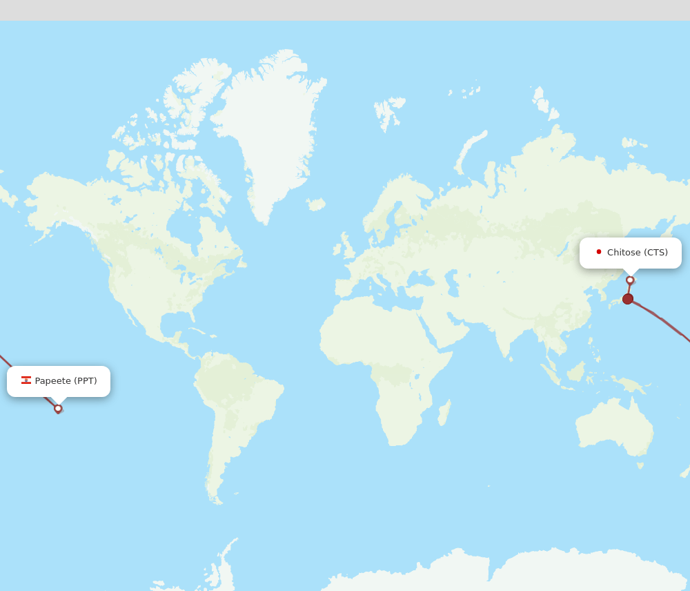 CTS-PPT flight routes