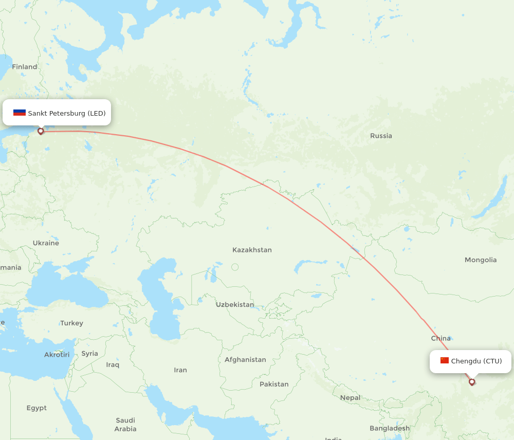 CTU-LED flight routes