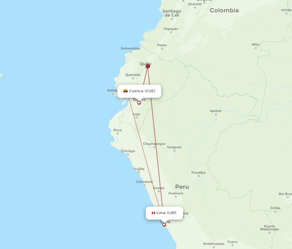 CUE-LIM flight routes