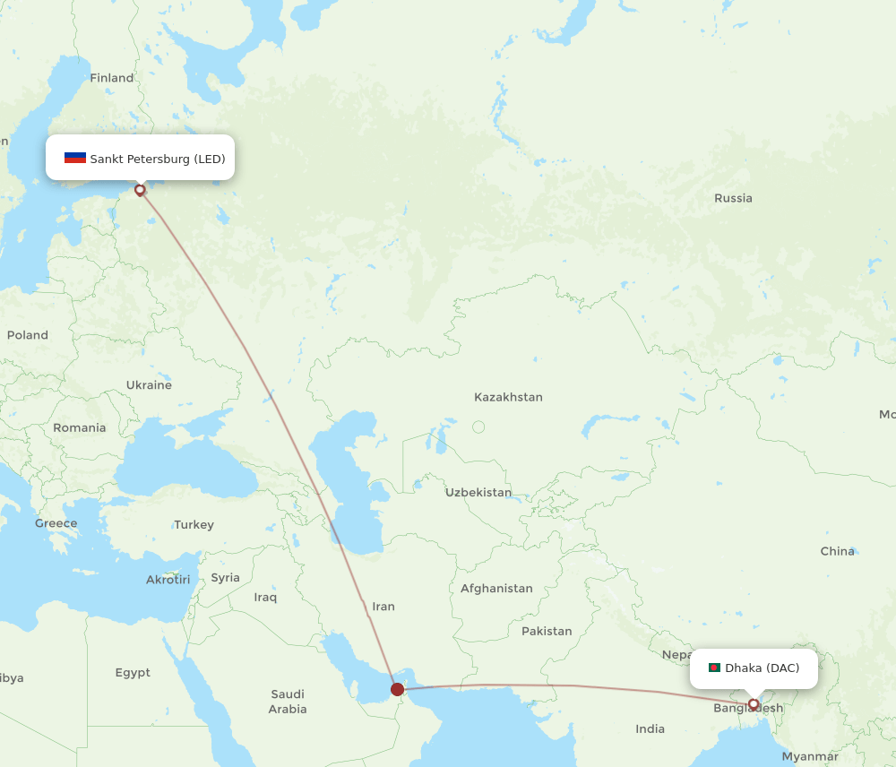 DAC-LED flight routes