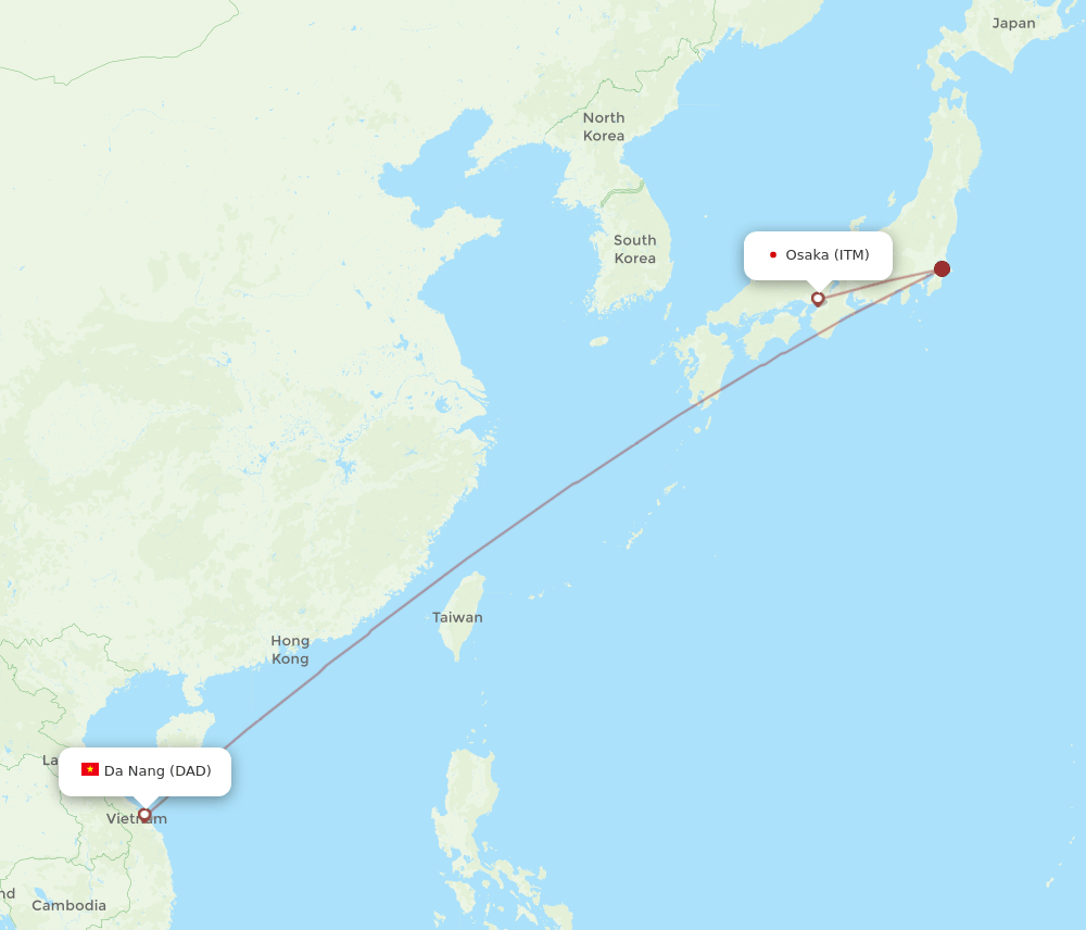 DAD-ITM flight routes