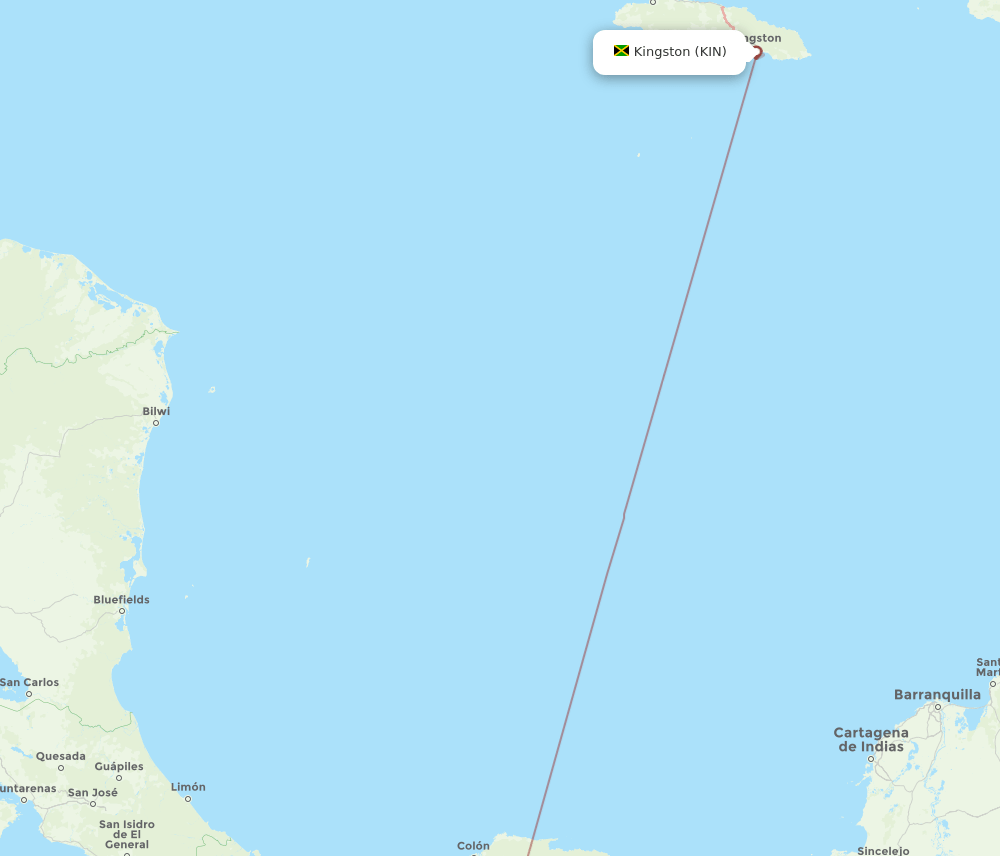 DAV-KIN flight routes