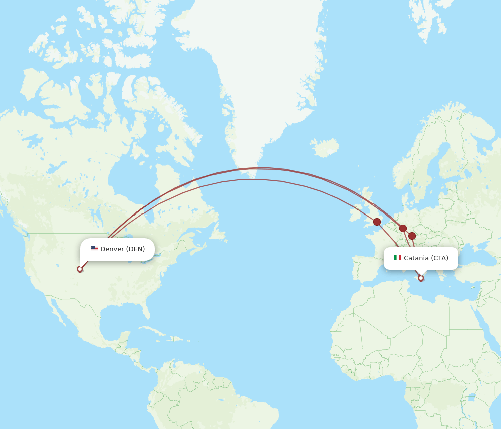 DEN-CTA flight routes