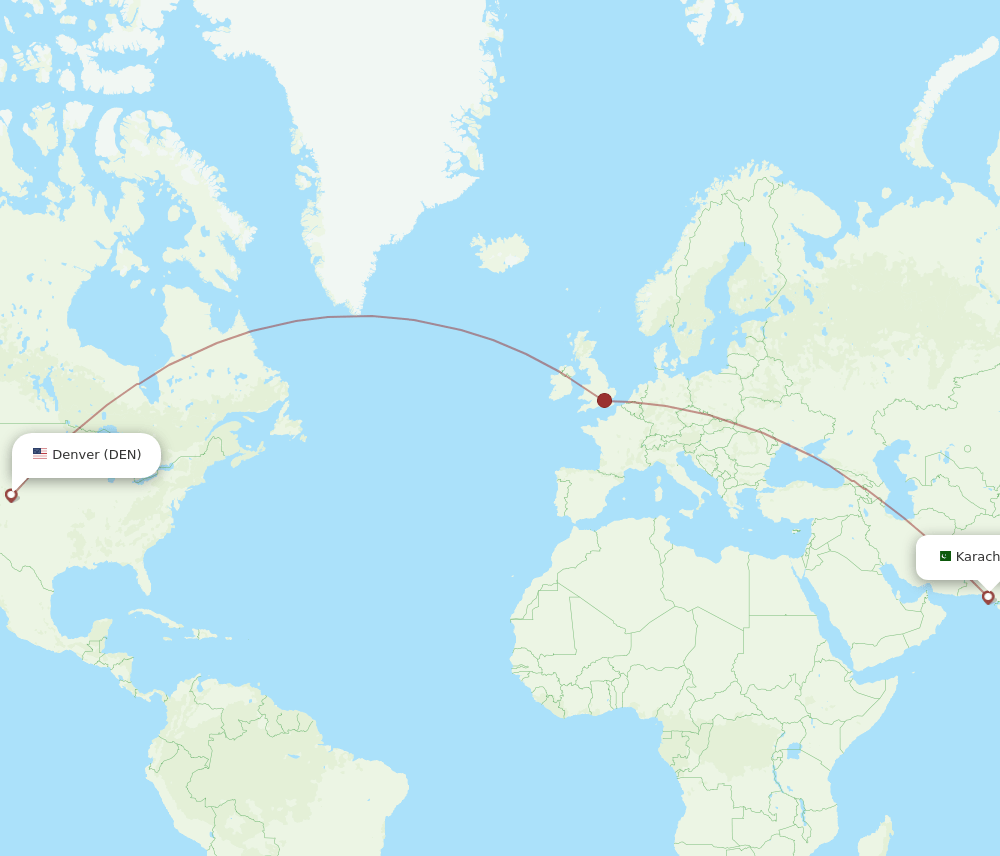 DEN-KHI flight routes