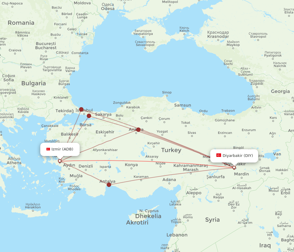 DIY-ADB flight routes
