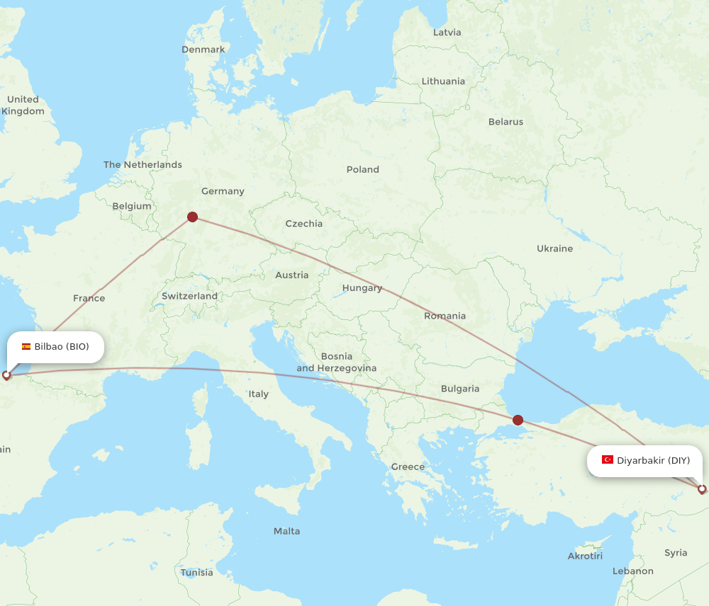 DIY-BIO flight routes