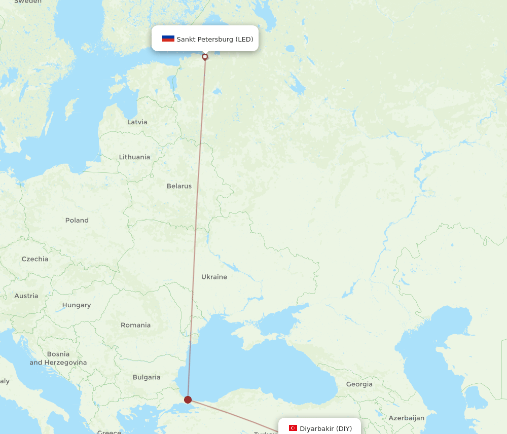 DIY-LED flight routes