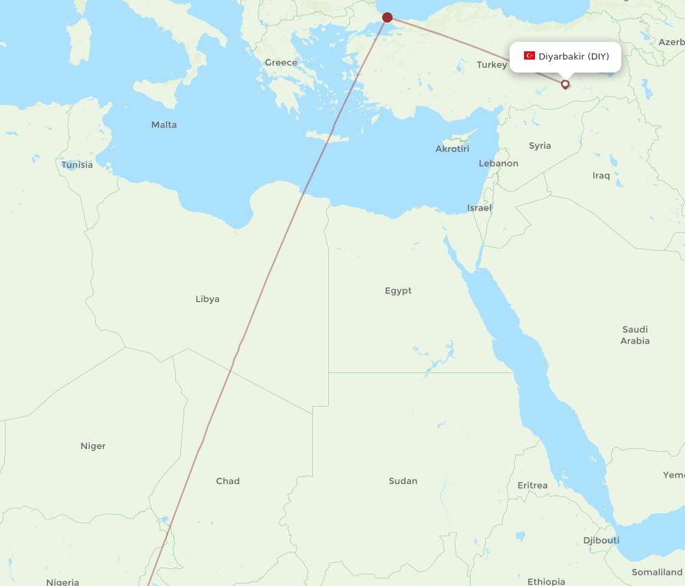 DIY-NSI flight routes