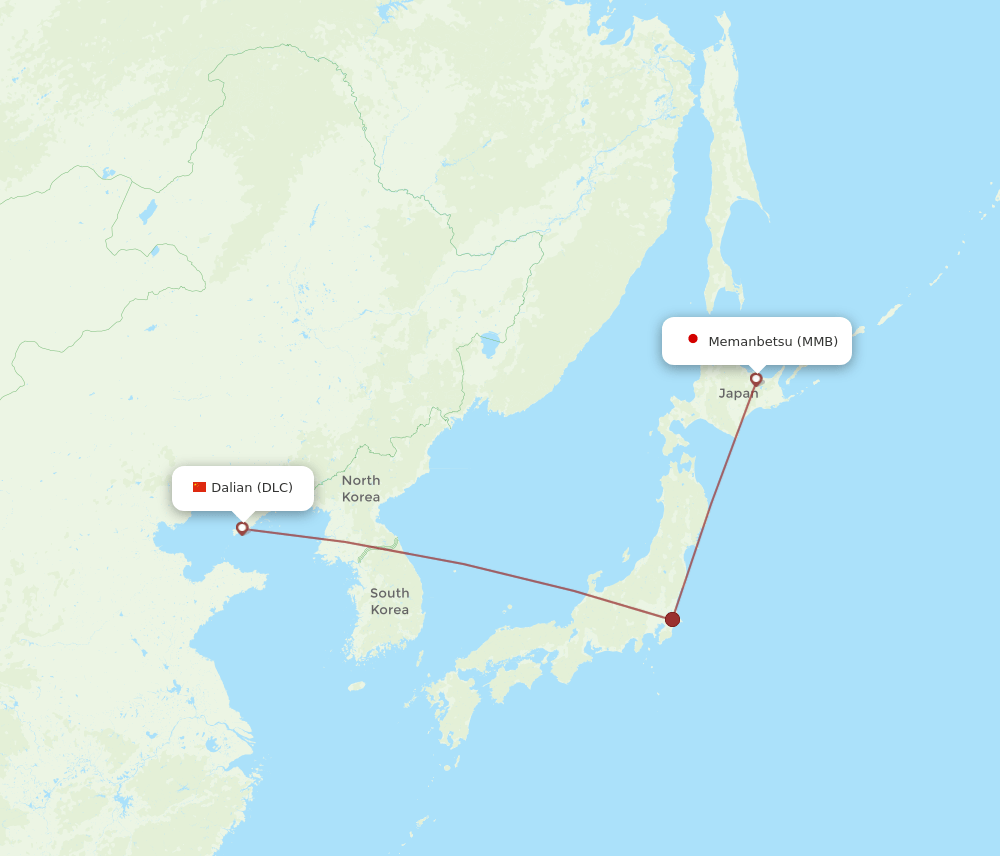 DLC-MMB flight routes