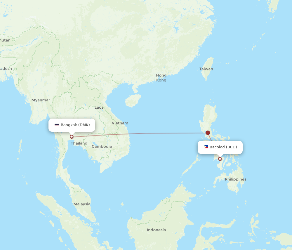 DMK-BCD flight routes