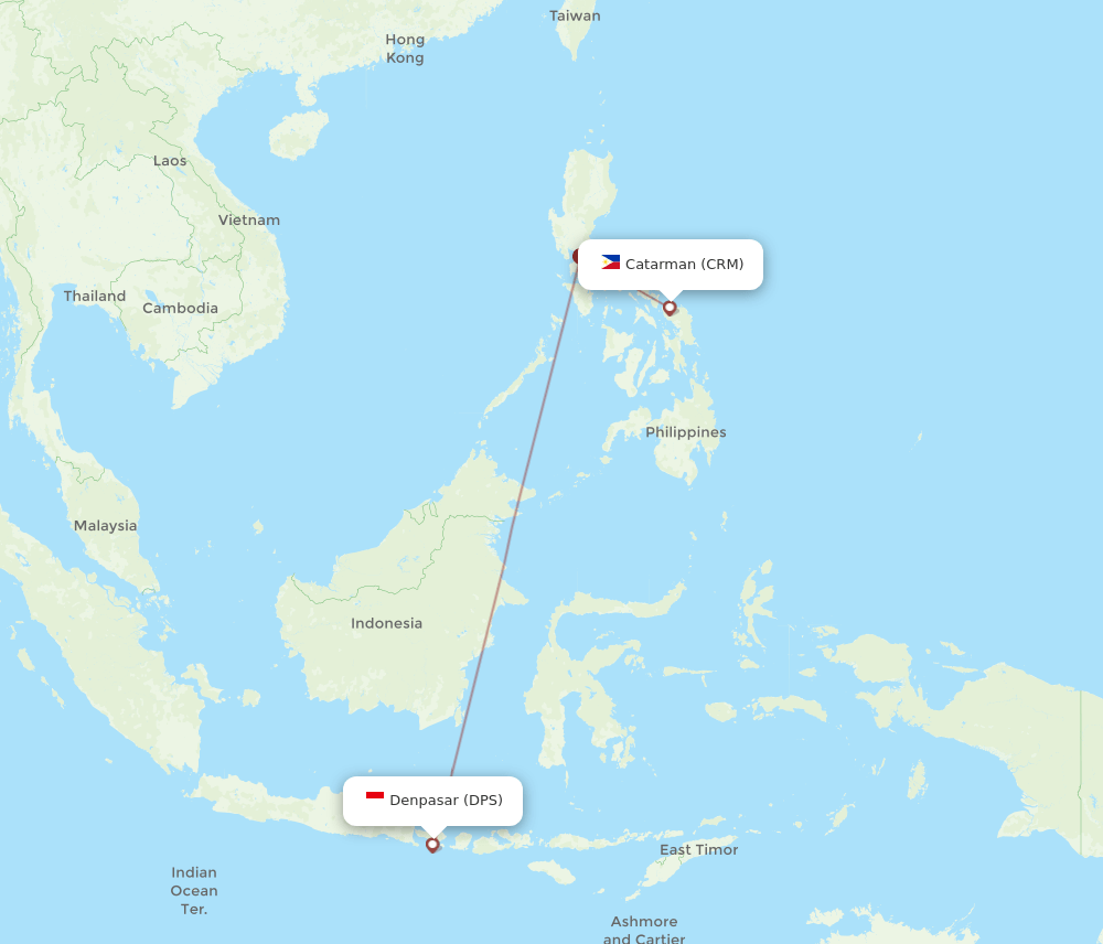 DPS-CRM flight routes