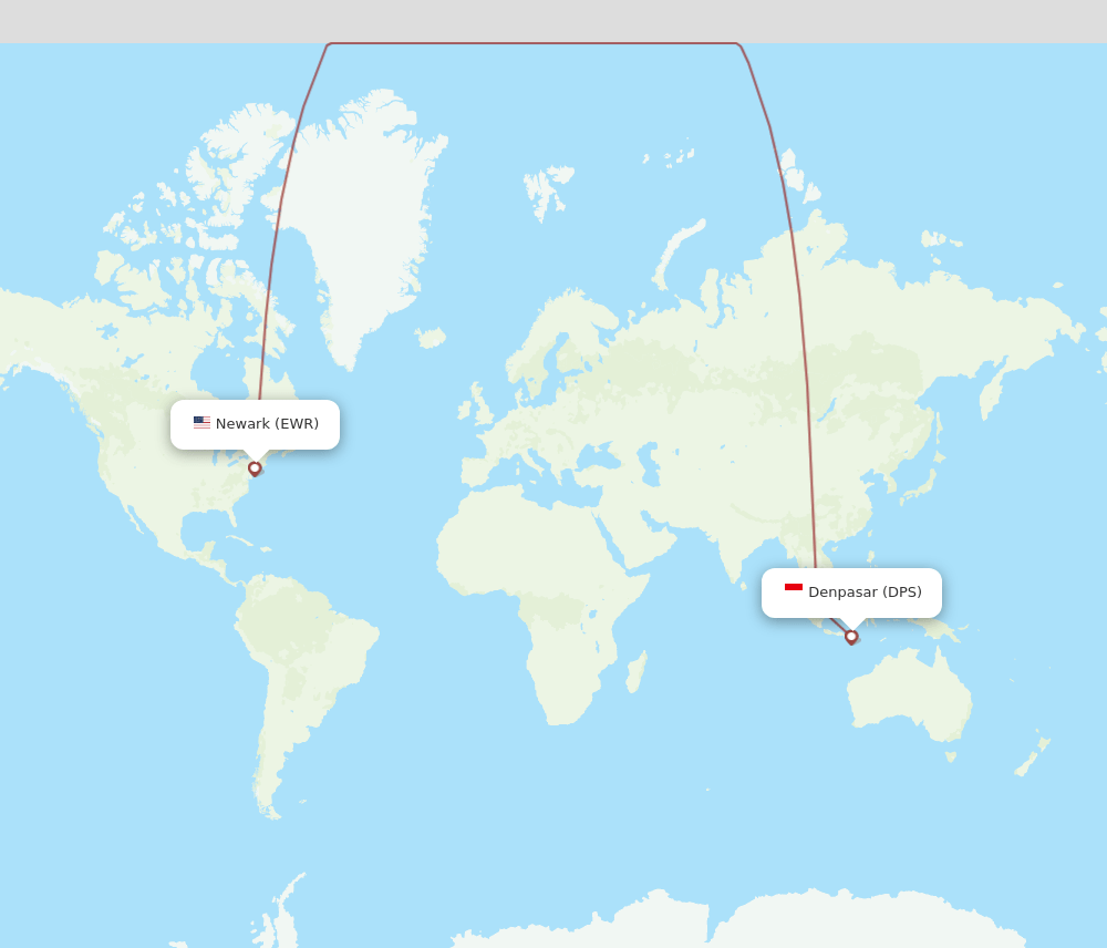DPS-EWR flight routes