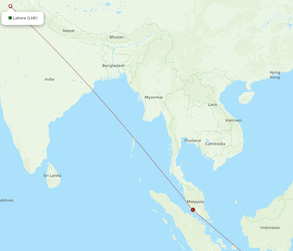 DPS-LHE flight routes
