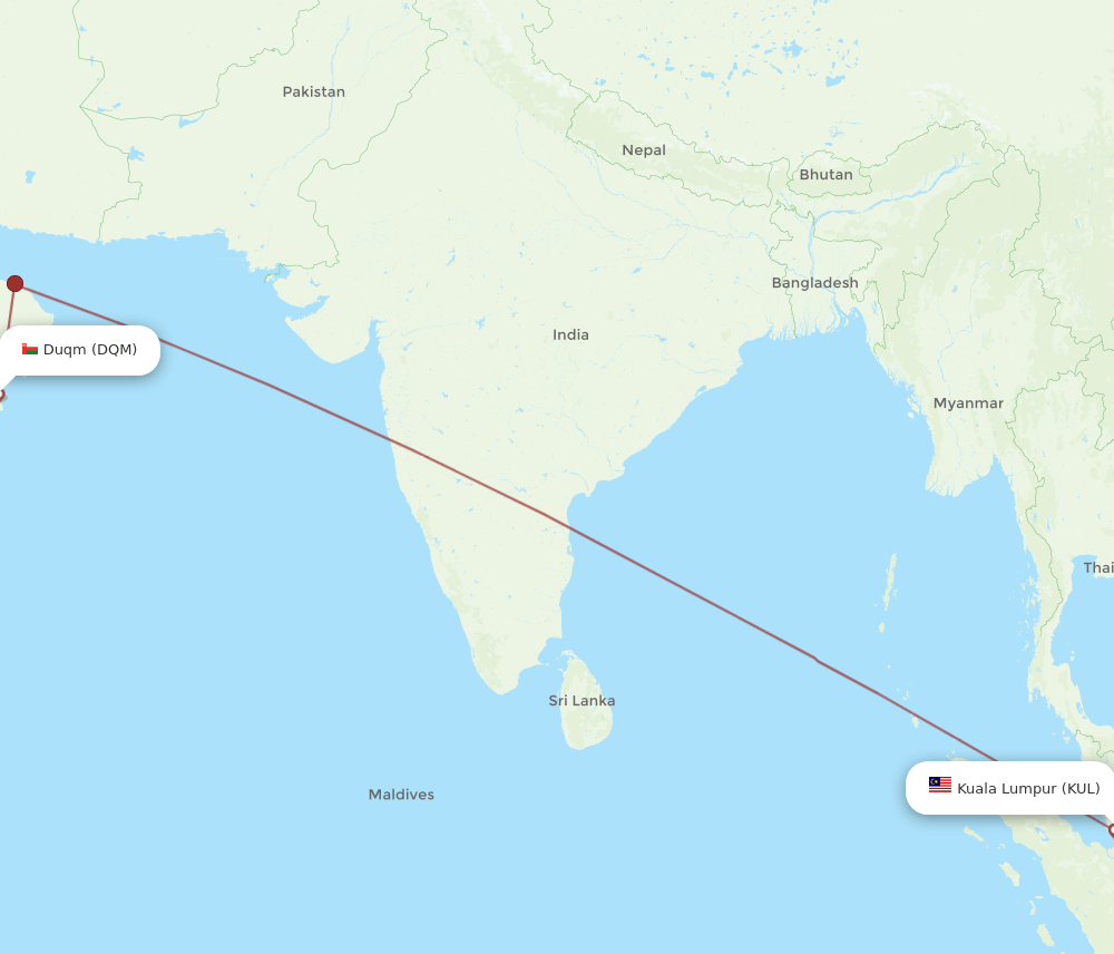 DQM-KUL flight routes