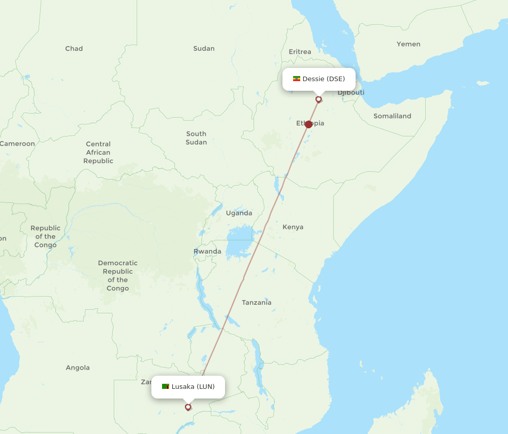 DSE-LUN flight routes