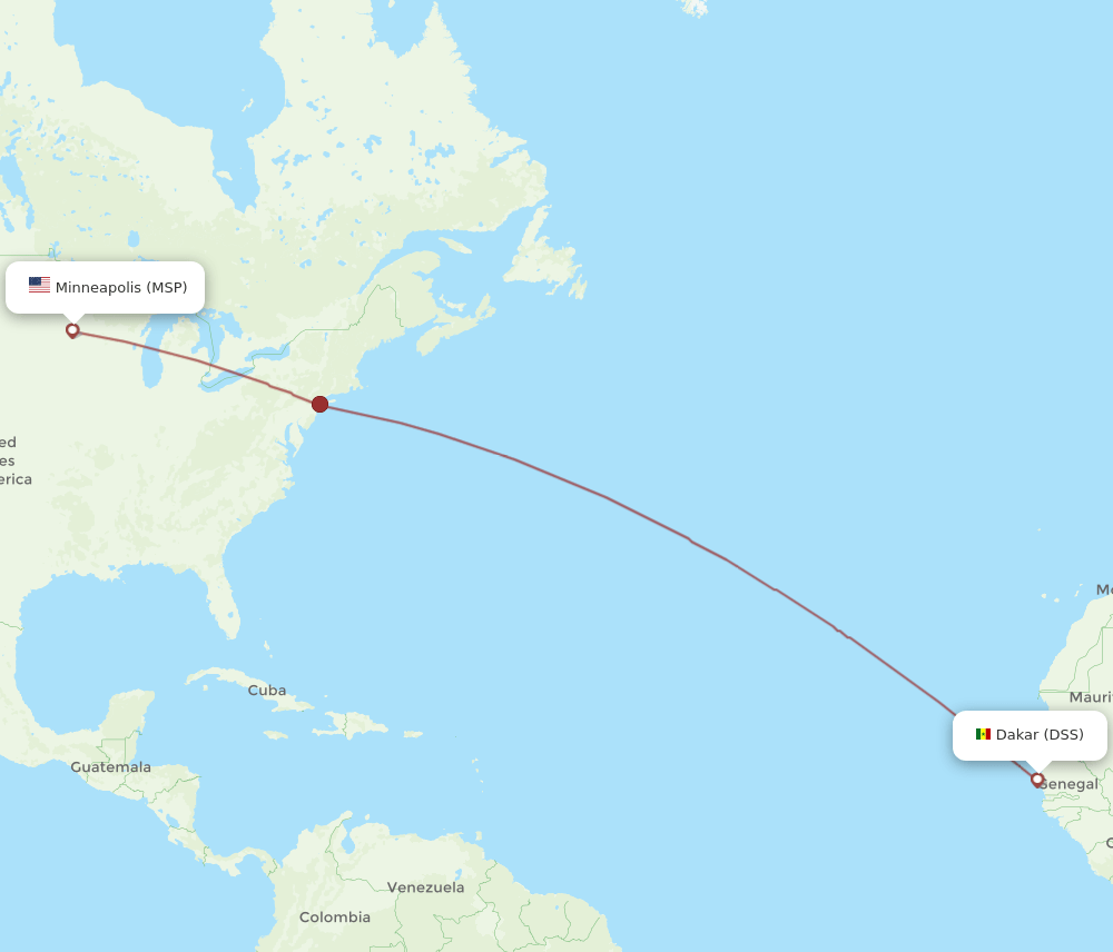 DSS-MSP flight routes