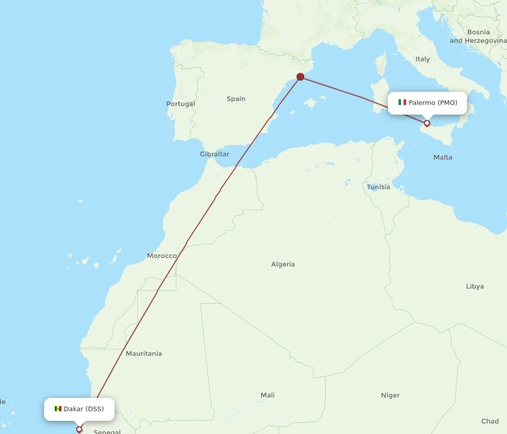 DSS-PMO flight routes