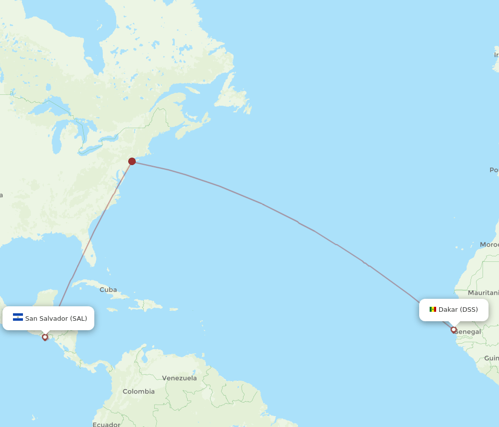 DSS-SAL flight routes