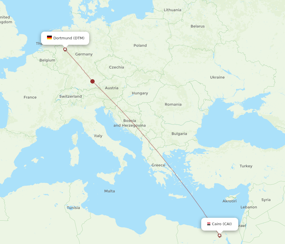 DTM-CAI flight routes