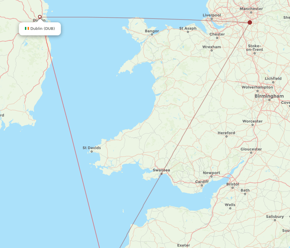 DUB-NQY flight routes