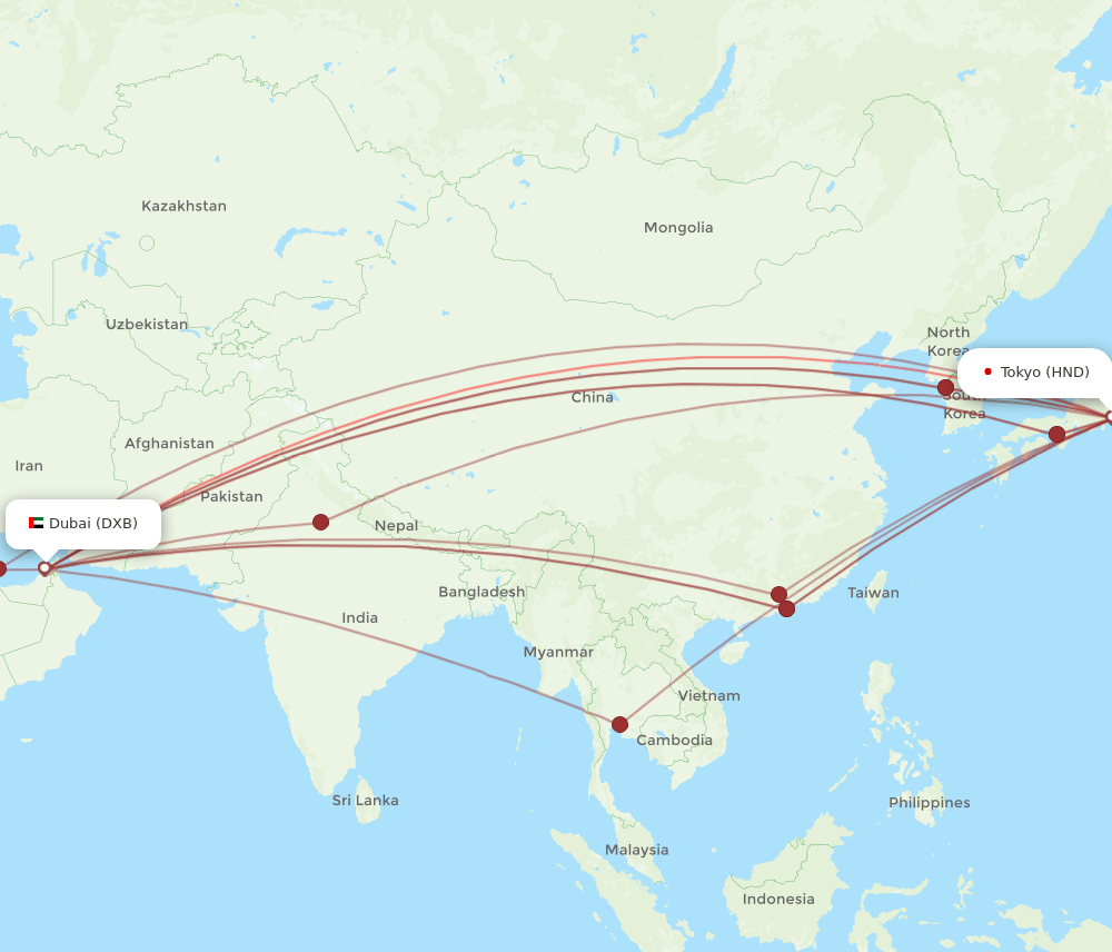 all-flight-routes-from-dubai-to-tokyo-dxb-to-hnd-flight-routes