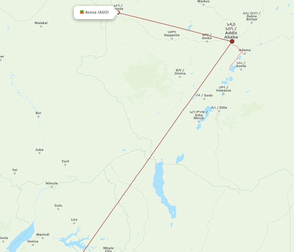 EBB-ASO flight routes