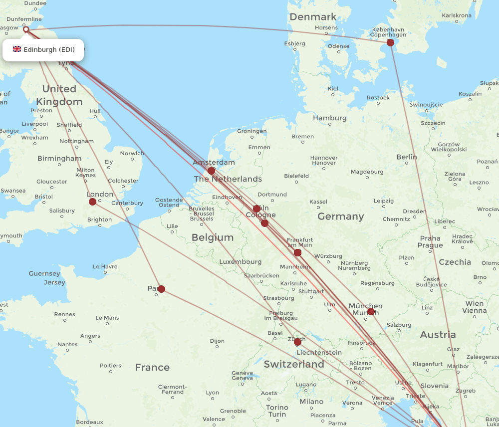EDI-SPU flight routes