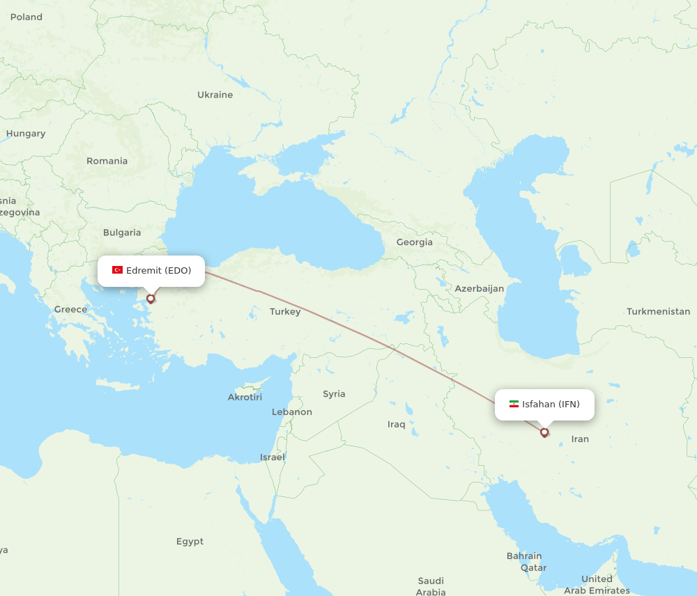 EDO-IFN flight routes