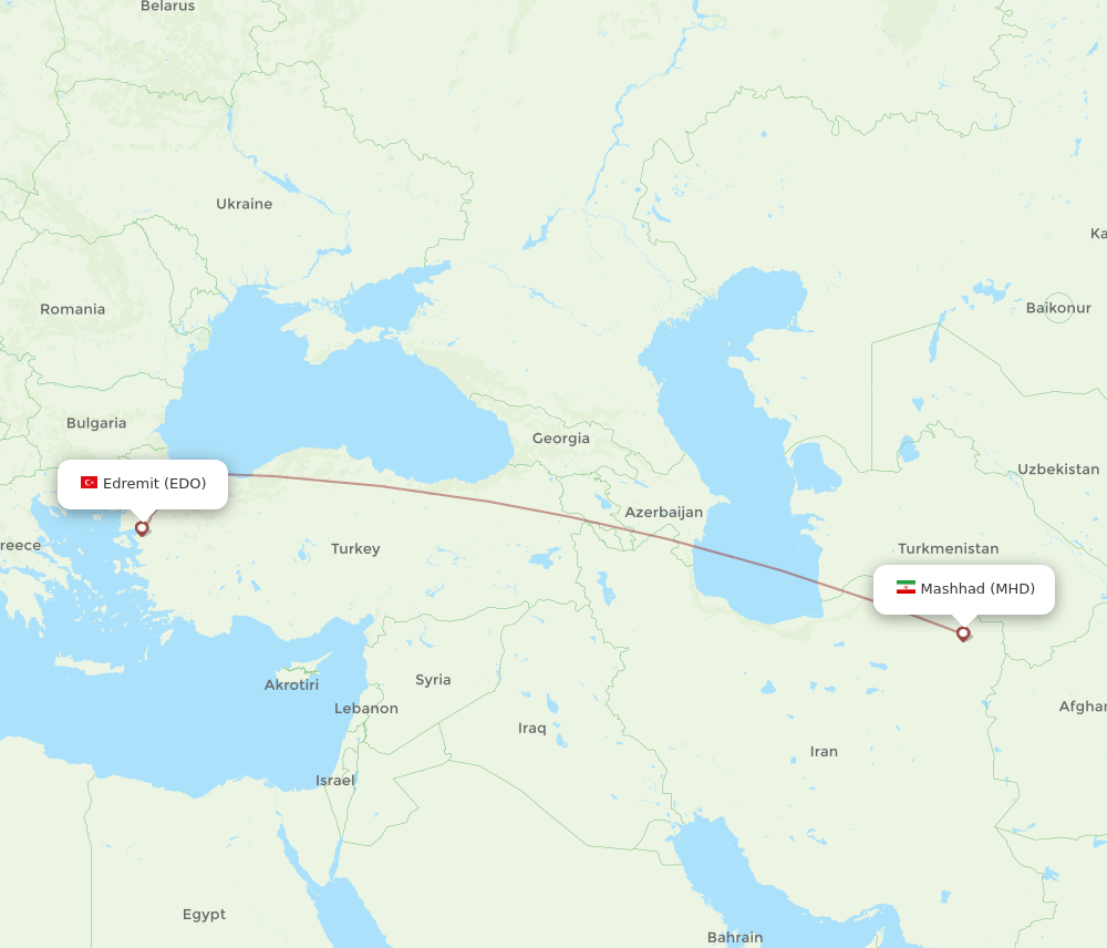 EDO-MHD flight routes