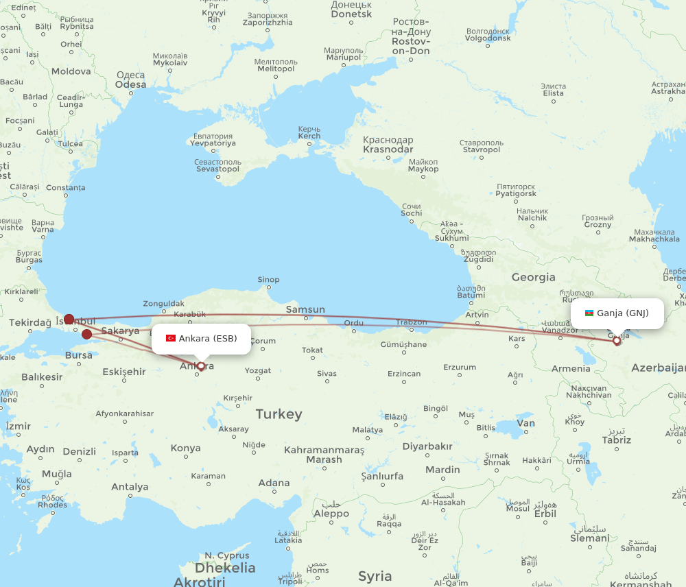 ESB-GNJ flight routes