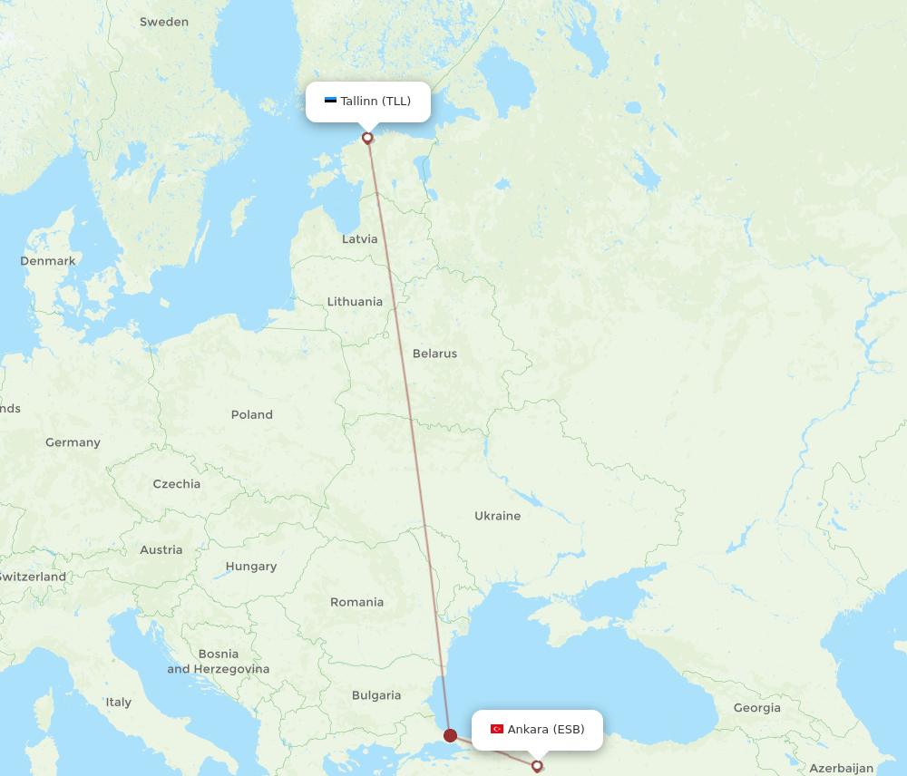 ESB-TLL flight routes
