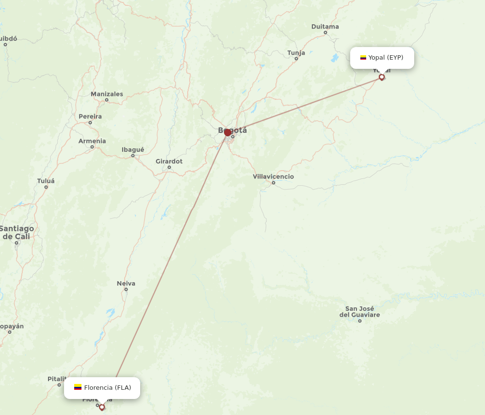 EYP-FLA flight routes