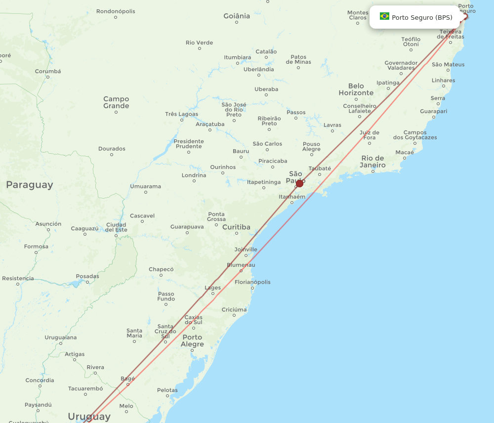 EZE-BPS flight routes