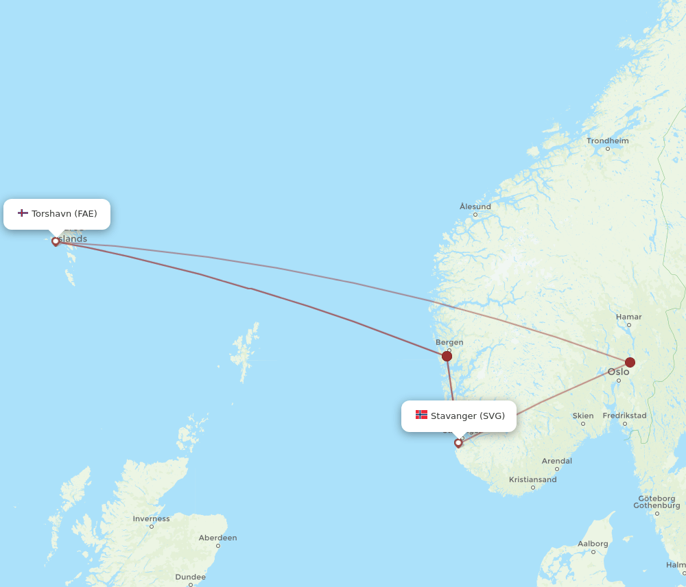 FAE-SVG flight routes