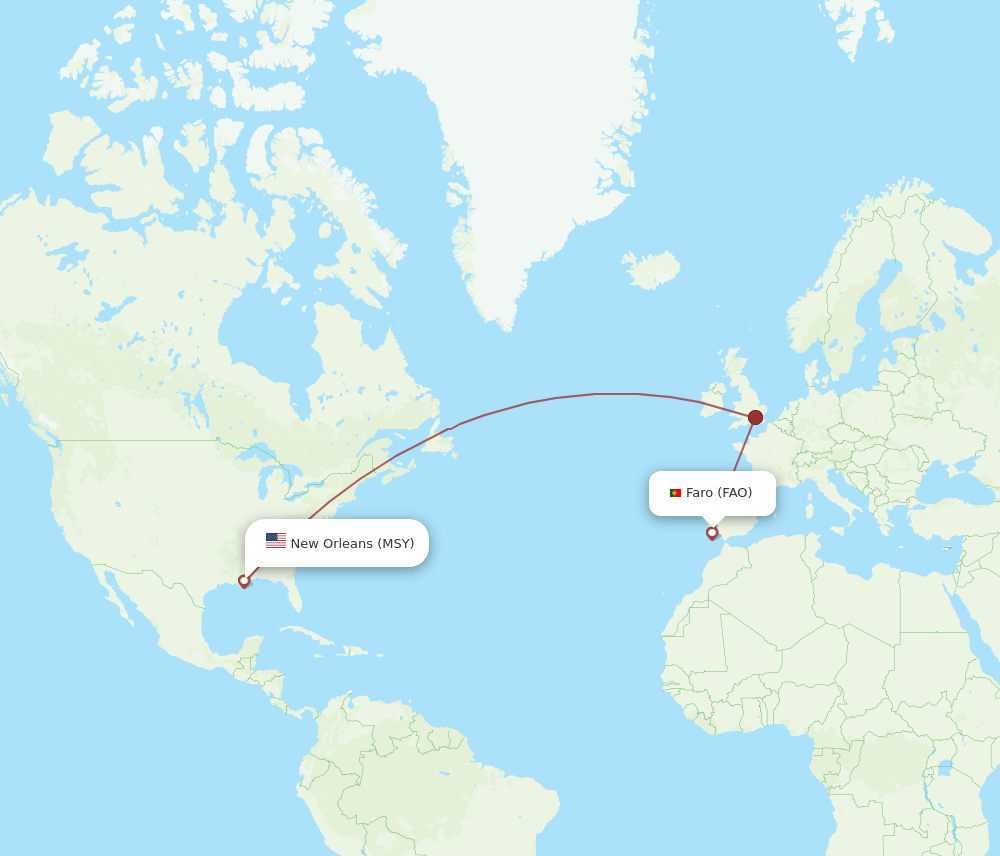 FAO-MSY flight routes