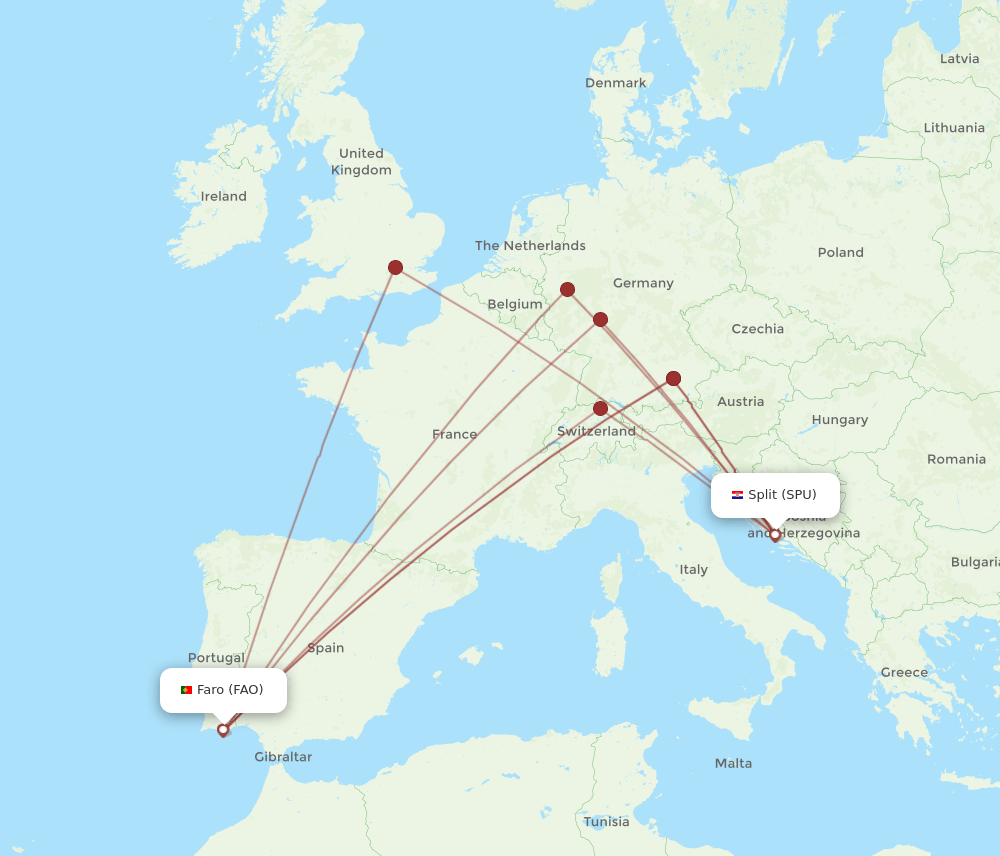FAO-SPU flight routes