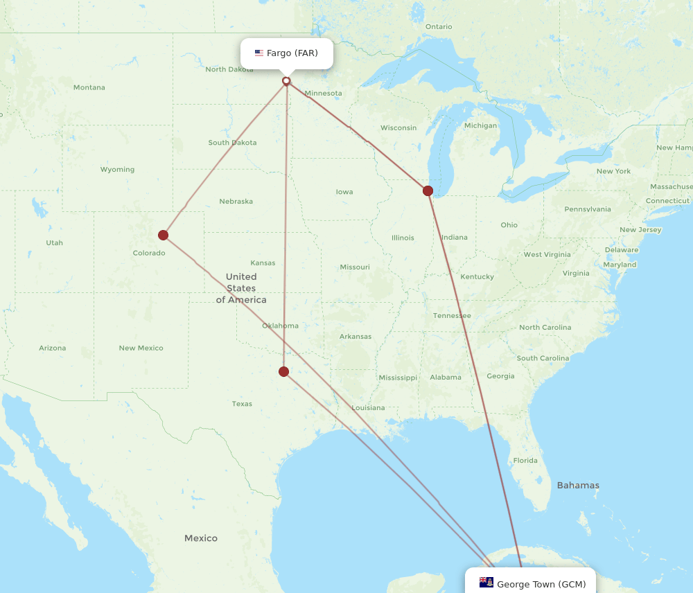 FAR-GCM flight routes