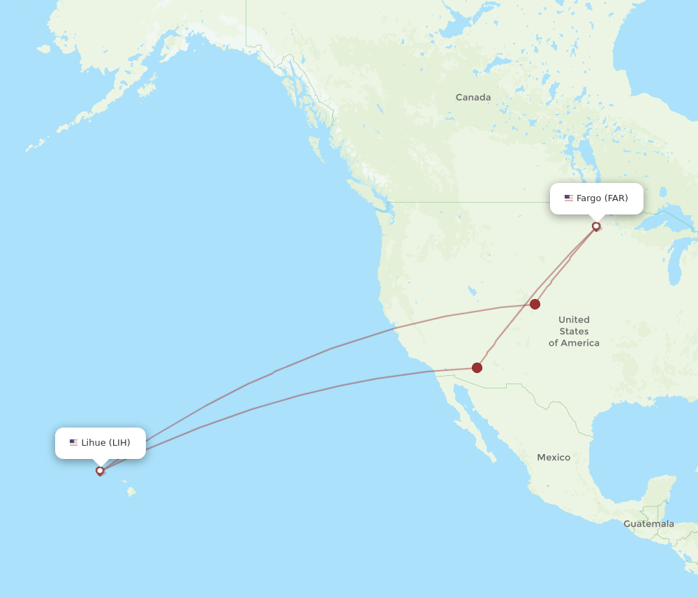 FAR-LIH flight routes