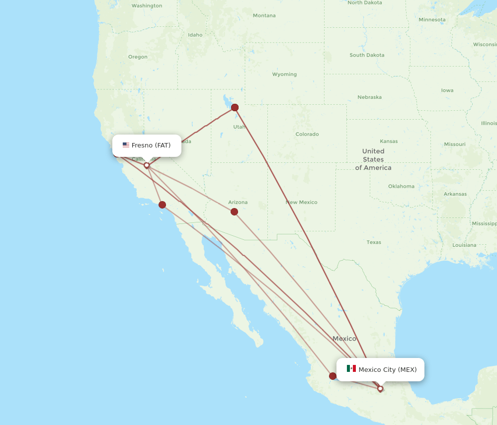FAT-MEX flight routes